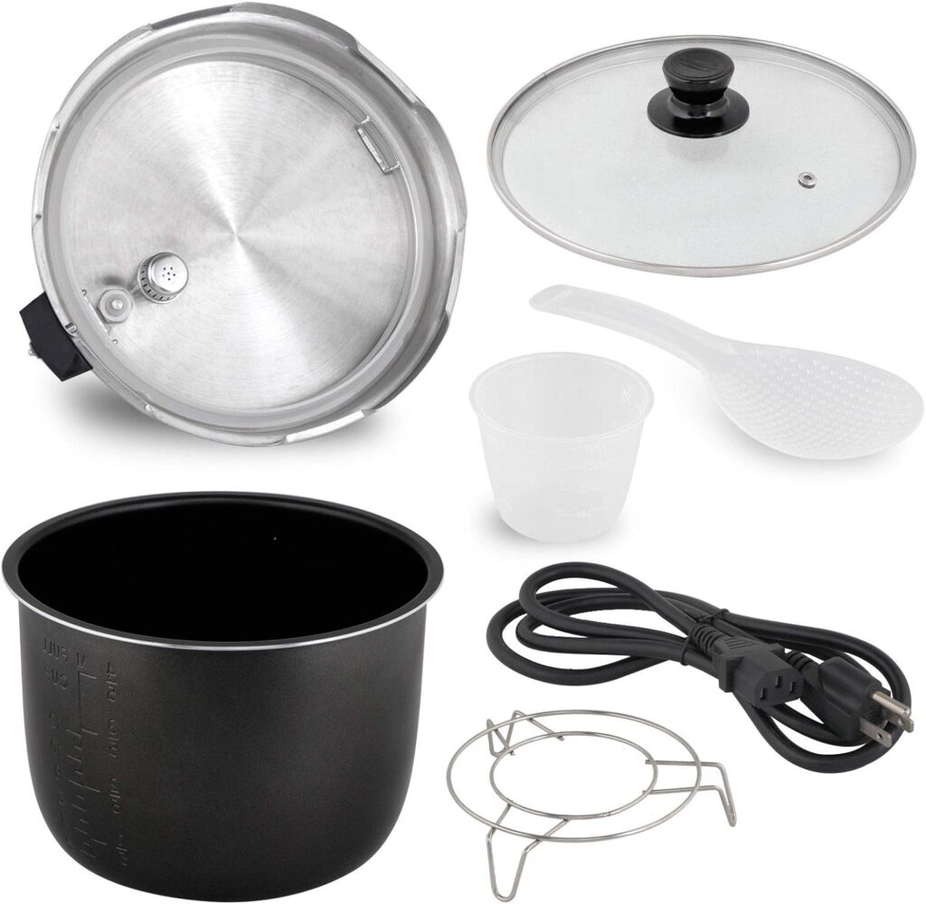 6.3Qt 7-in-1 Multi-Use Programmable Pressure Cooker Slow Cook Yogurt Cake Maker