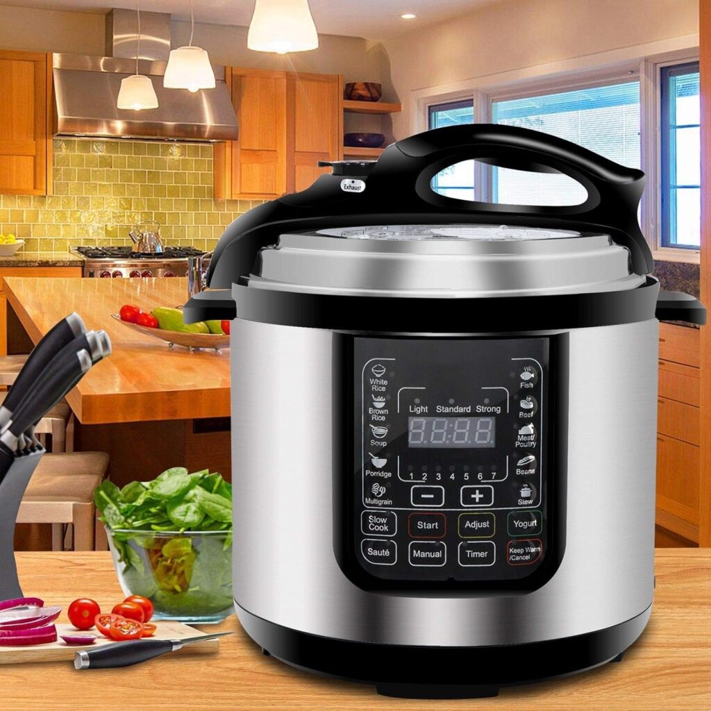 6.3Qt 7-in-1 Multi-Use Programmable Pressure Cooker Slow Cook Yogurt Cake Maker