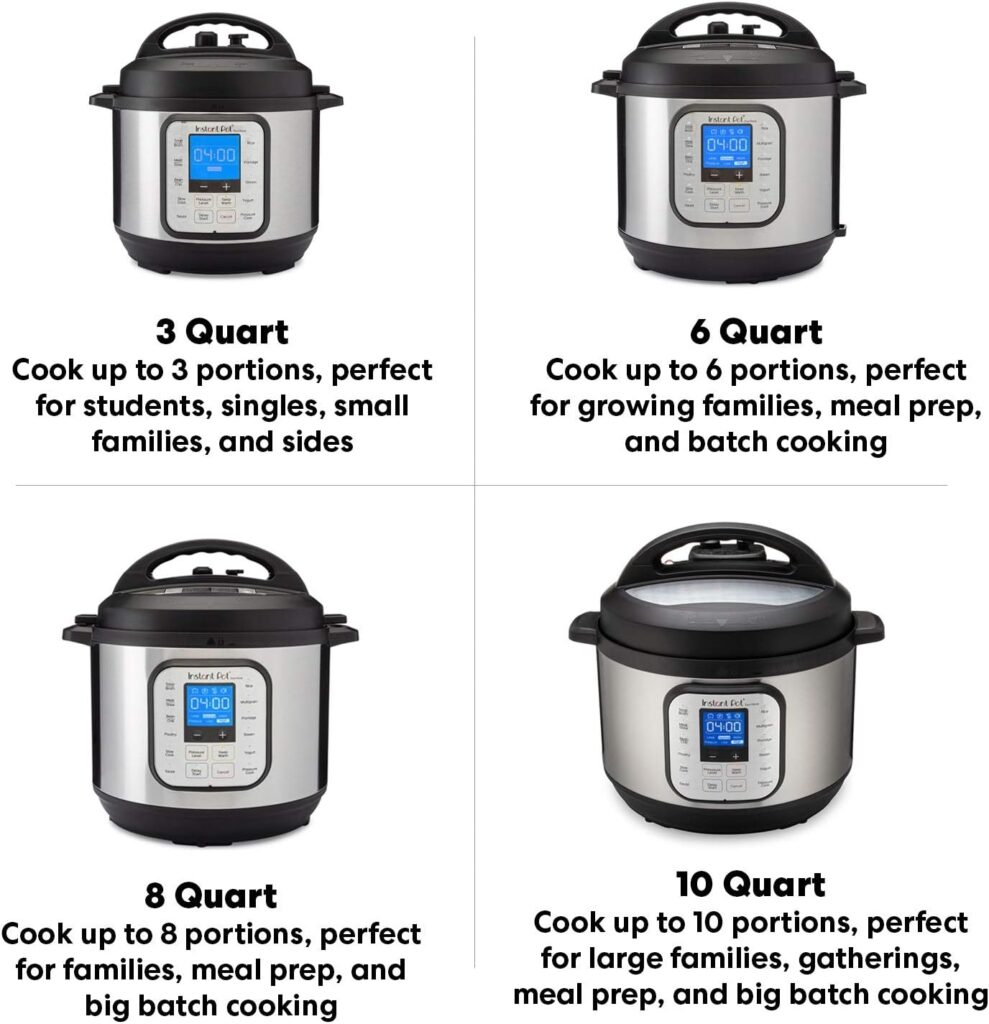Instant Pot NOVA 6 Pressure Cooker, 6qt, Stainless Steel/Black