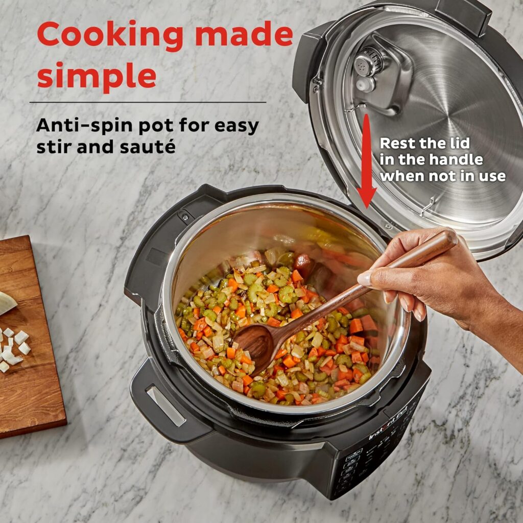 Instant Pot RIO Wide Base, 7.5 Quarts, Large Searing Base, WhisperQuiet Steam Release, 7-in-1 Electric Multi-Cooker, Pressure Cooker, Slow Cooker, Rice Cooker, Steamer, Sauté, Yogurt  Warmer