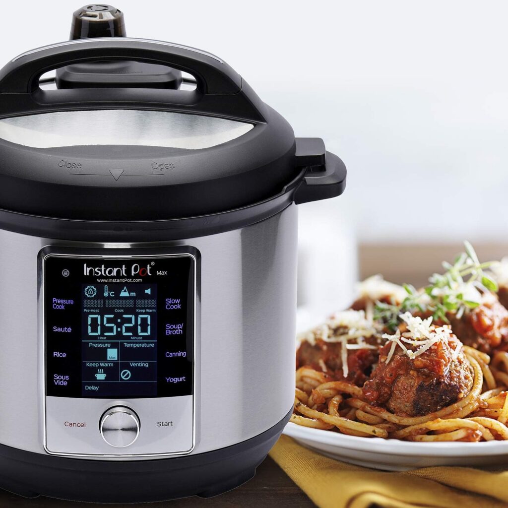 Instant Pot Ultra, 10-in-1 Pressure Cooker, Slow Cooker, Rice Cooker, Yogurt Maker, Cake Maker, Egg Cooker, Sauté, and more, Includes App With Over 800 Recipes, Stainless Steel, 6 Quart