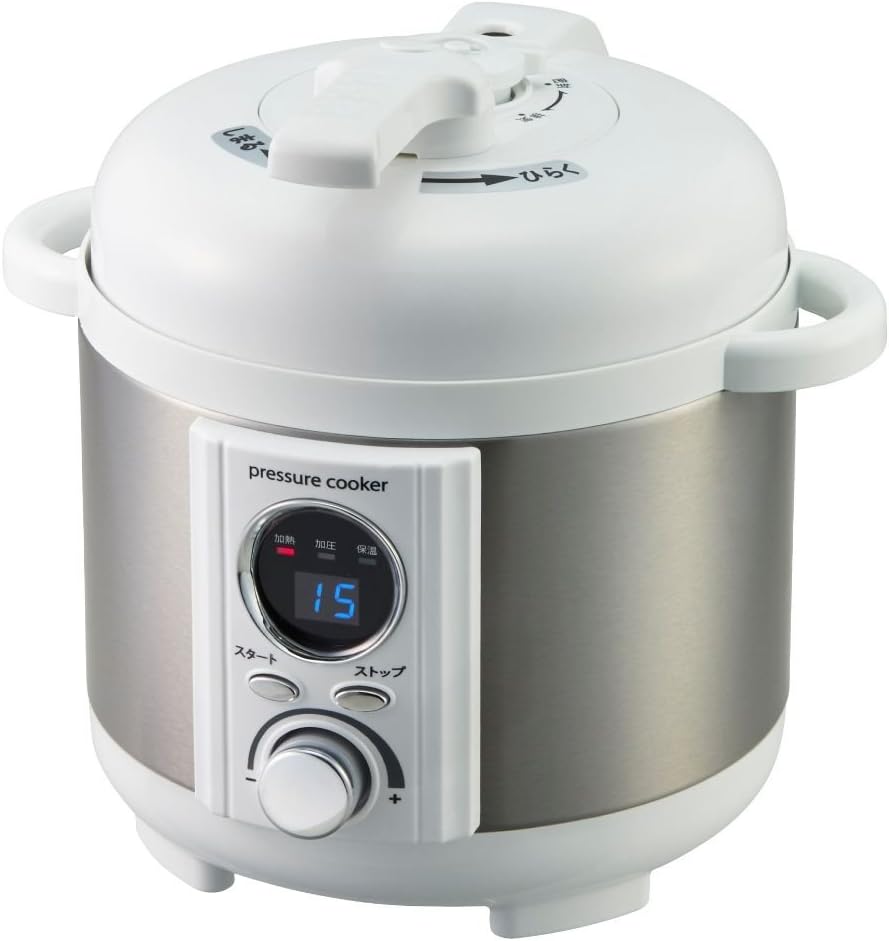 Mini electric pressure cooker「AL COLLE」LPC-T12/W (white)