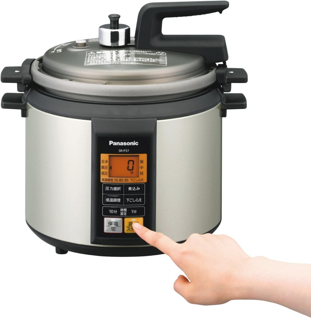 Panasonic microcomputer electric pressure cooker Noble champagne SR-P37-N