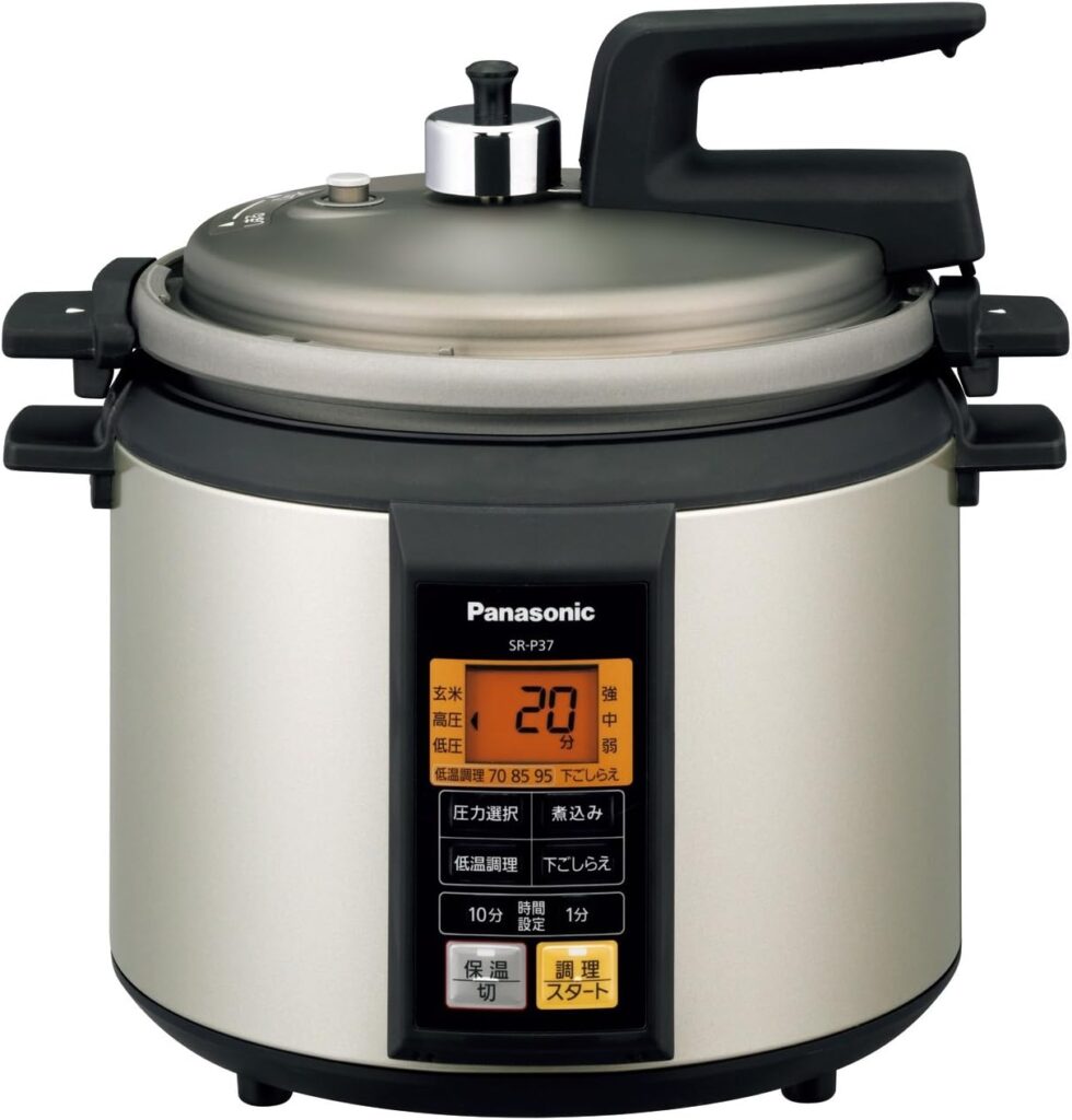 Panasonic microcomputer electric pressure cooker Noble champagne SR-P37-N
