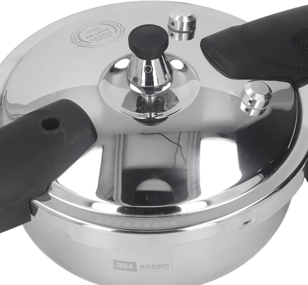 Stainless Steel Pressure Cooker, 1.8L Electric Pressure Cooker 1.8 Liter Mini Pressure Cooke Slow Cooker Explosion Proof Rice Cooker Yogurt Maker Cake Maker Egg Cooker Hot Pot
