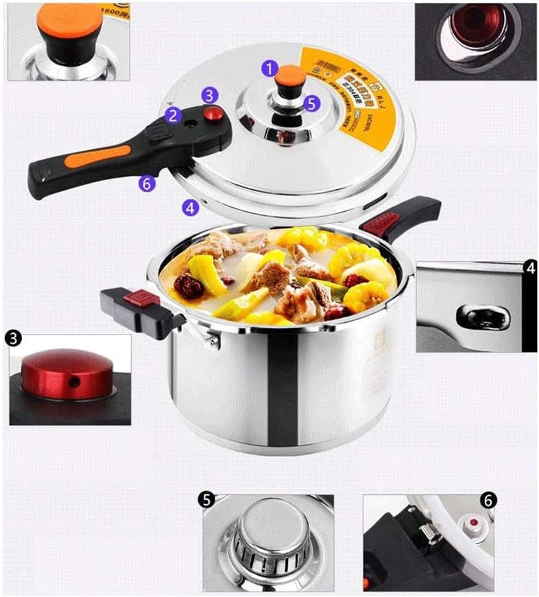 Ygqzg Multi- Use Programmable Pressure Cooker, Slow Cooker, Rice Cooker, Yogurt Maker, Egg Cooker, Sauté, Steamer