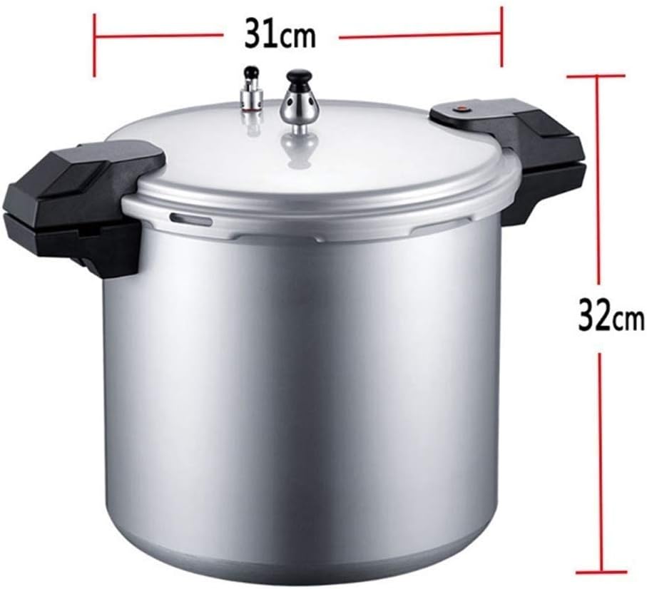 Ygqzg Pressure Cooker Induction Cooker Gas Large Capacity 30cm Gas Commercial Hotel With Large Thick Pressure Cooker (Size : 21L)