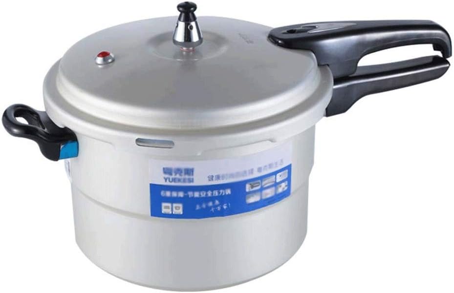 Ygqzg Pressure Cooker with Lid, Stainless Steel ，20cm，22cm，24cm，26cm，28cm，30cm (Size : 22cm)